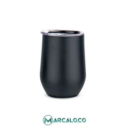 Vaso en Acero Queen Negro