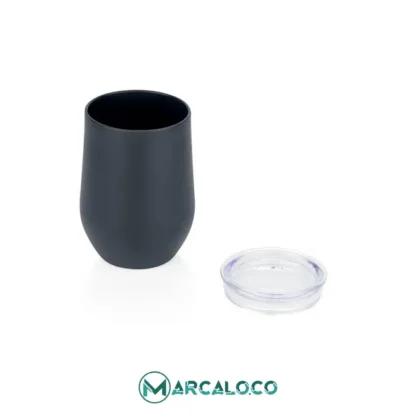 Vaso en Acero Queen Negro - Image 3