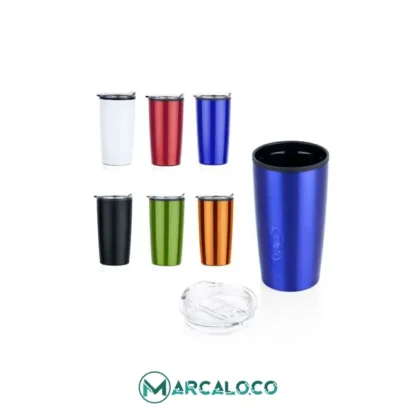 Vaso en Acero Speed Blanco - Image 2