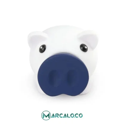 Alcancia Piggy White Verde Oscuro