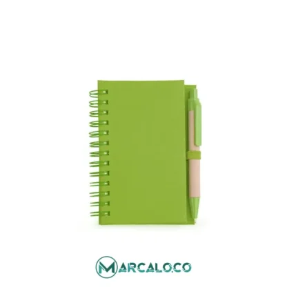 Cuaderno Ecologico Doble O Verde Limón - Image 4