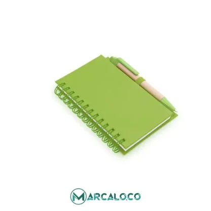 Cuaderno Ecologico Doble O Verde Limón - Image 5