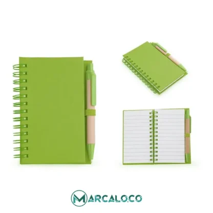 Cuaderno Ecologico Doble O Verde Limón - Image 7