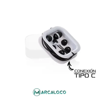 Audifonos Bigot Tipe-C Blanco